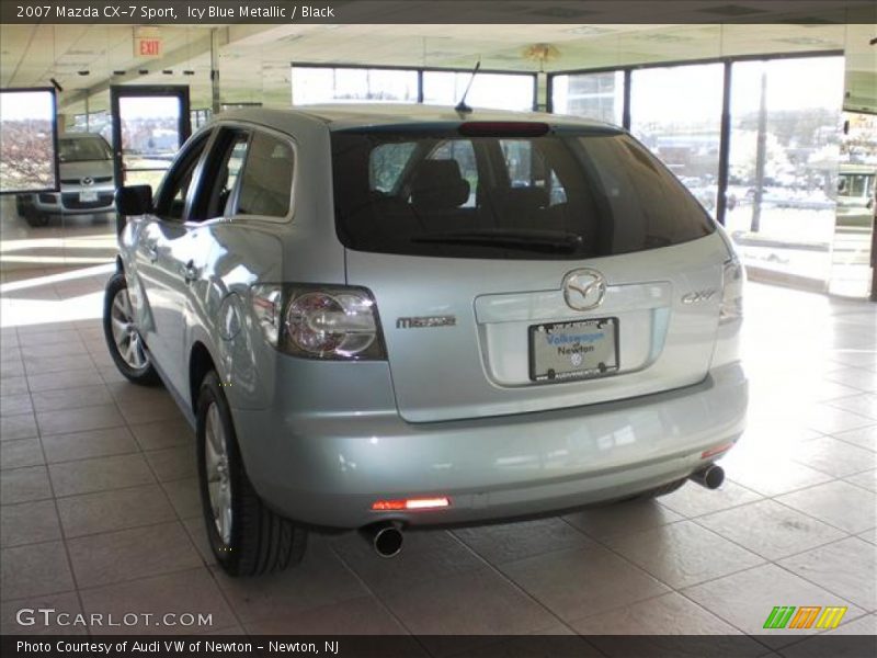 Icy Blue Metallic / Black 2007 Mazda CX-7 Sport