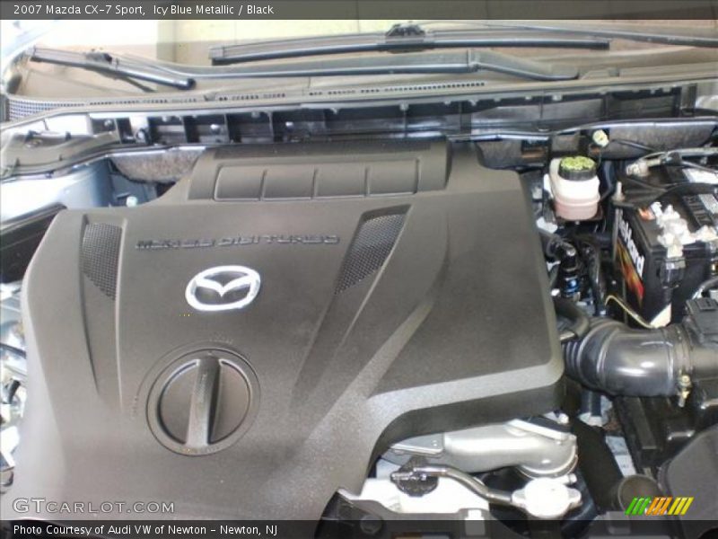 Icy Blue Metallic / Black 2007 Mazda CX-7 Sport