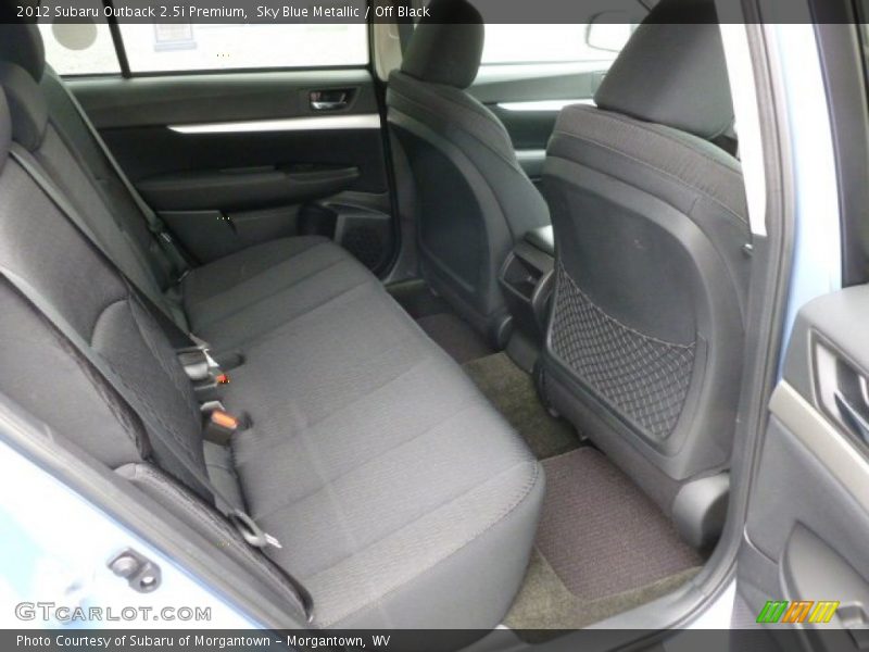 Sky Blue Metallic / Off Black 2012 Subaru Outback 2.5i Premium