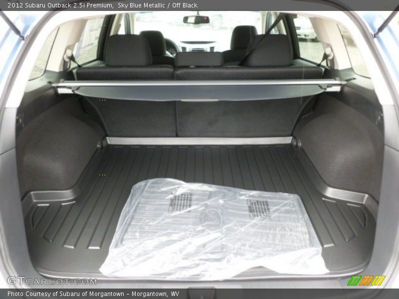 Sky Blue Metallic / Off Black 2012 Subaru Outback 2.5i Premium