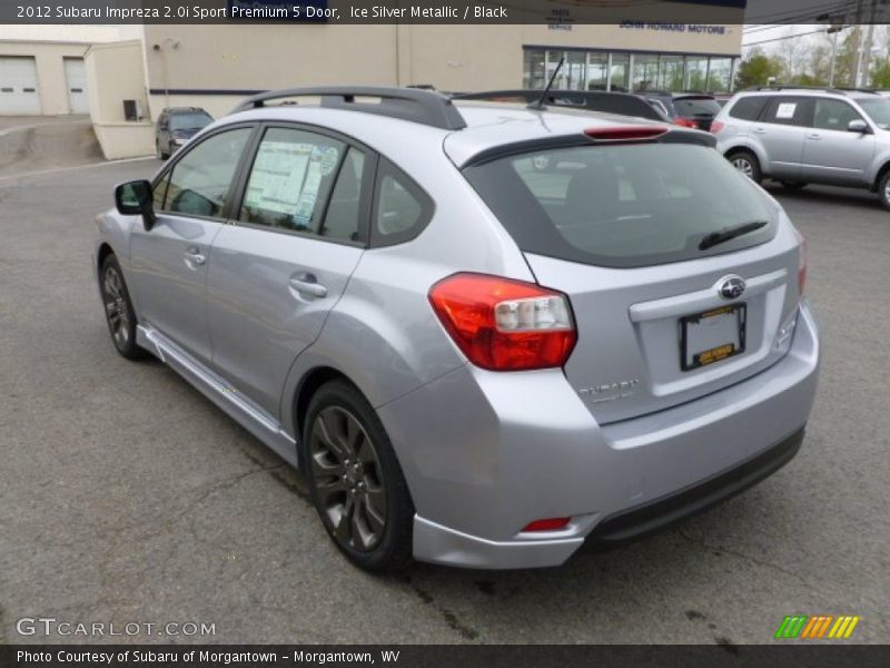 Ice Silver Metallic / Black 2012 Subaru Impreza 2.0i Sport Premium 5 Door