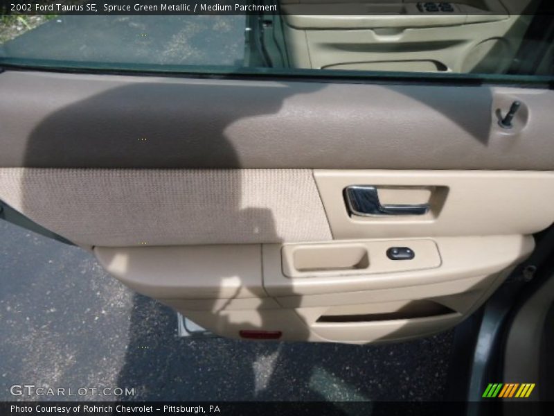 Spruce Green Metallic / Medium Parchment 2002 Ford Taurus SE