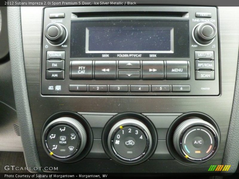 Controls of 2012 Impreza 2.0i Sport Premium 5 Door