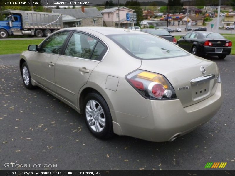 Sonoran Sand / Blond 2010 Nissan Altima 2.5 SL