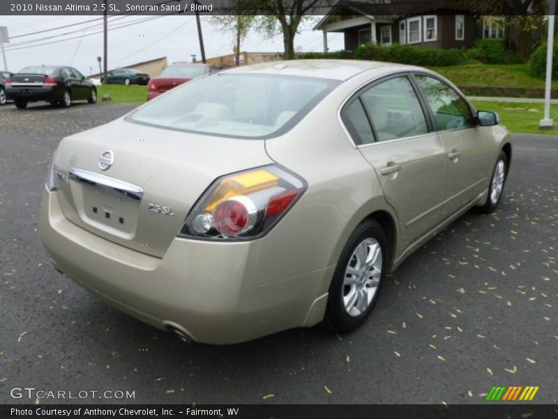 Sonoran Sand / Blond 2010 Nissan Altima 2.5 SL