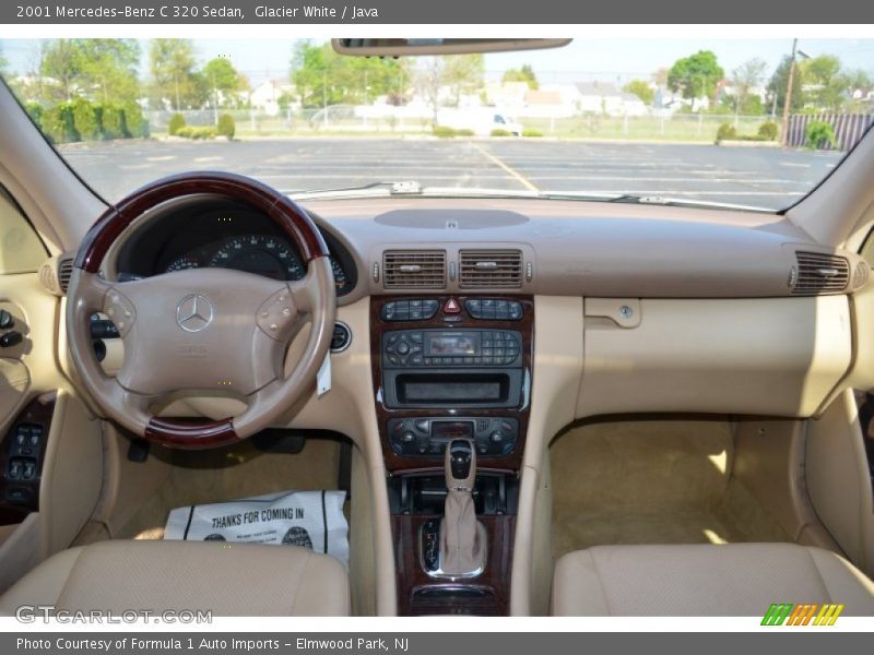 Glacier White / Java 2001 Mercedes-Benz C 320 Sedan
