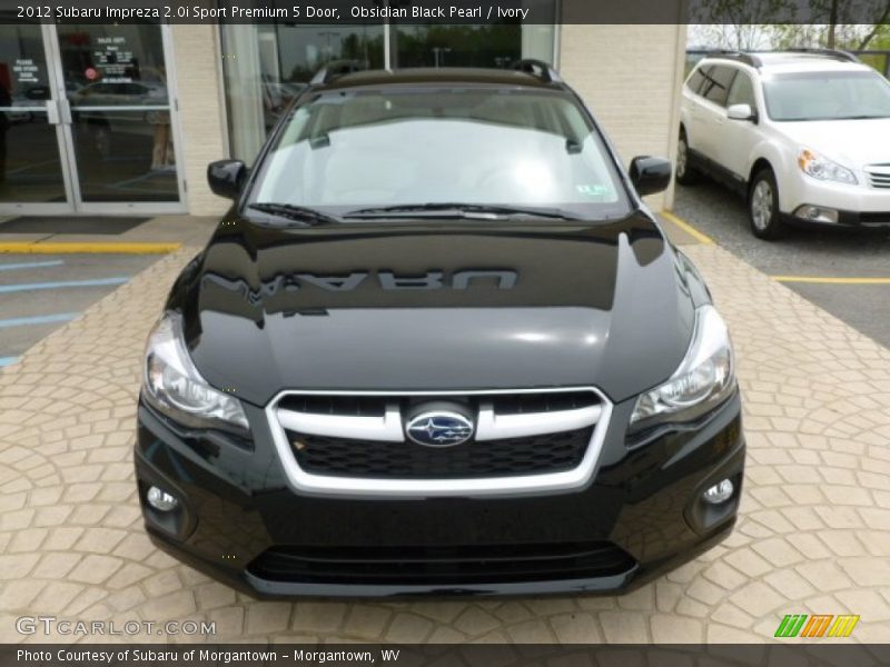 Obsidian Black Pearl / Ivory 2012 Subaru Impreza 2.0i Sport Premium 5 Door