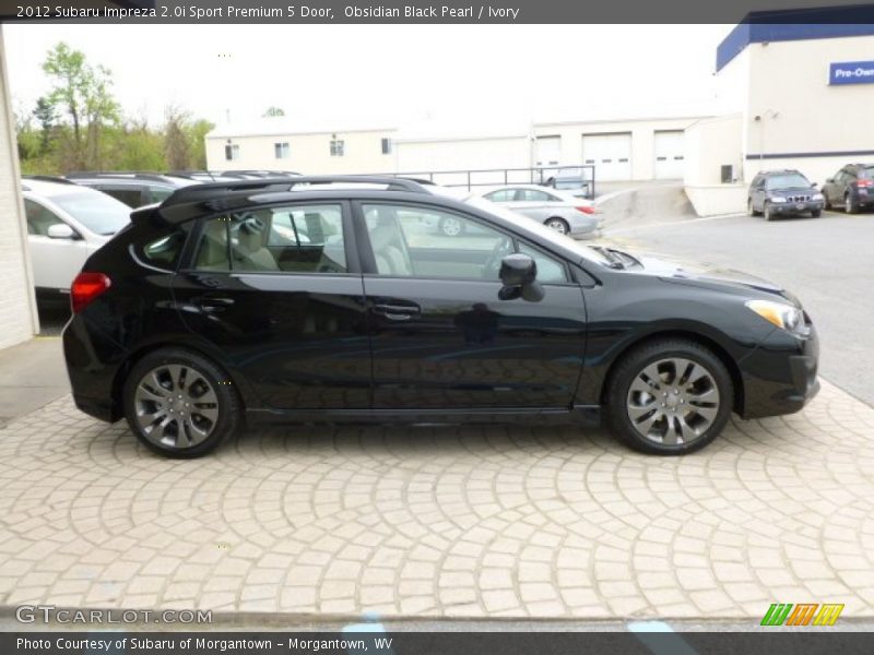 Obsidian Black Pearl / Ivory 2012 Subaru Impreza 2.0i Sport Premium 5 Door