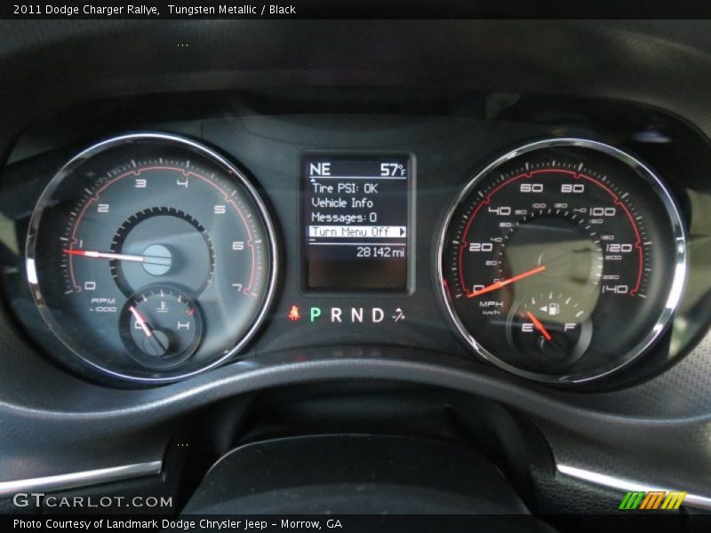 Tungsten Metallic / Black 2011 Dodge Charger Rallye