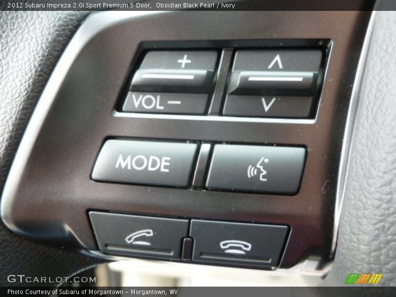 Controls of 2012 Impreza 2.0i Sport Premium 5 Door