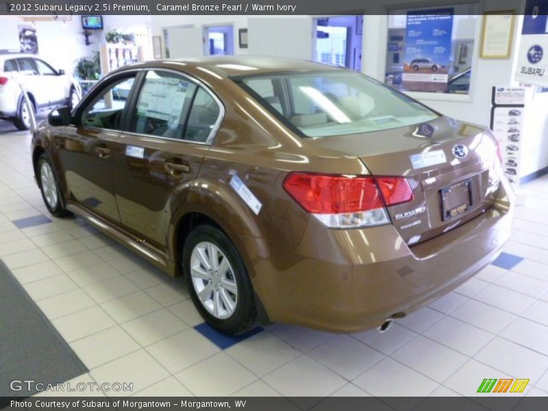 Caramel Bronze Pearl / Warm Ivory 2012 Subaru Legacy 2.5i Premium