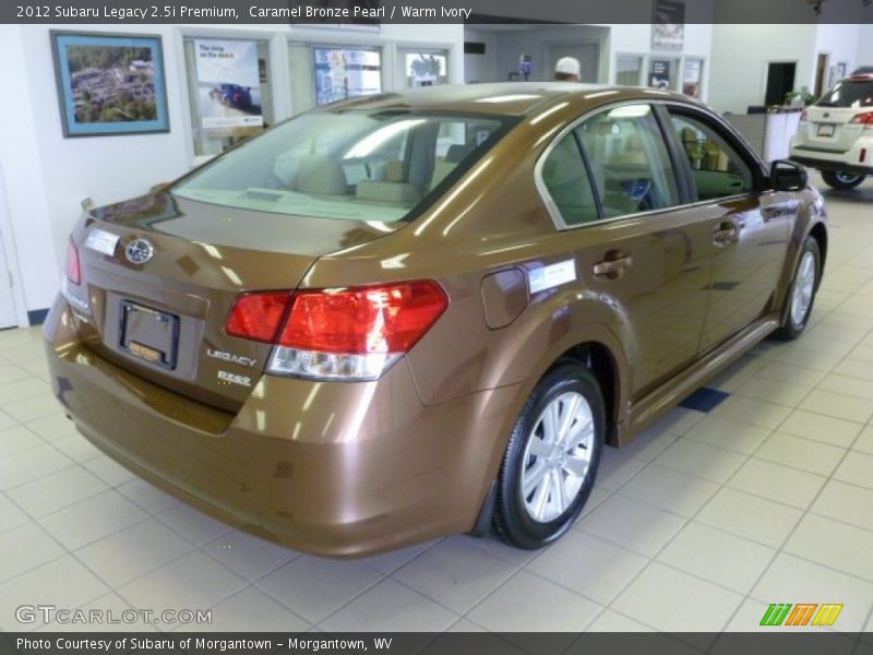 Caramel Bronze Pearl / Warm Ivory 2012 Subaru Legacy 2.5i Premium