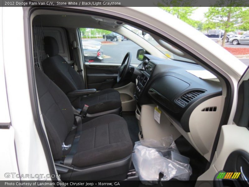  2012 Ram Van C/V Black/Light Graystone Interior