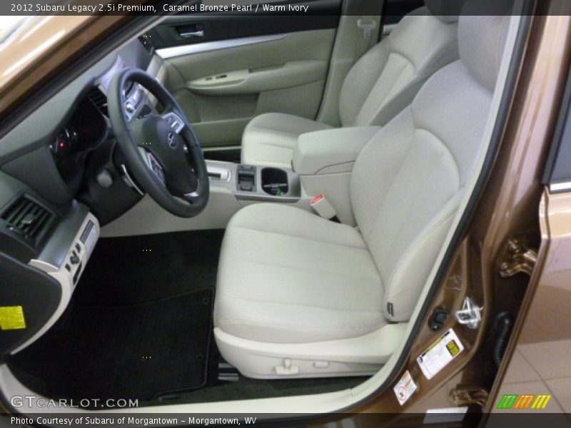 Caramel Bronze Pearl / Warm Ivory 2012 Subaru Legacy 2.5i Premium