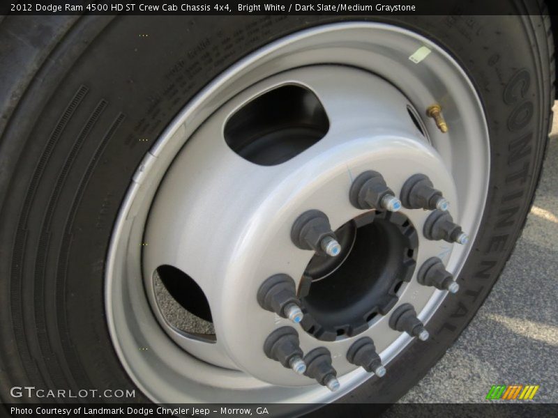 Bright White / Dark Slate/Medium Graystone 2012 Dodge Ram 4500 HD ST Crew Cab Chassis 4x4