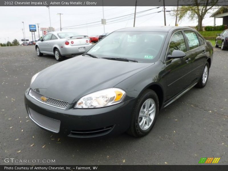 Ashen Gray Metallic / Ebony 2012 Chevrolet Impala LS