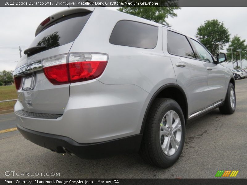 Bright Silver Metallic / Dark Graystone/Medium Graystone 2012 Dodge Durango SXT