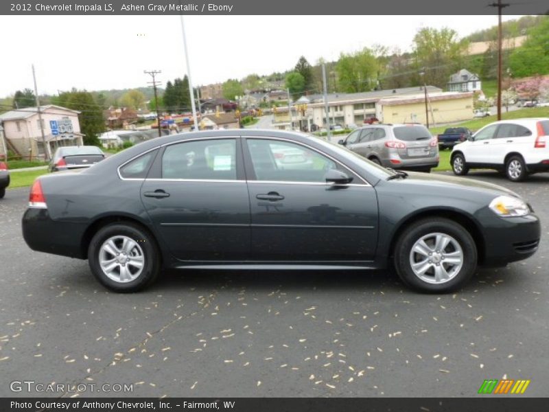 Ashen Gray Metallic / Ebony 2012 Chevrolet Impala LS
