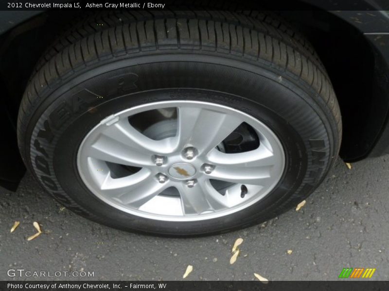 Ashen Gray Metallic / Ebony 2012 Chevrolet Impala LS