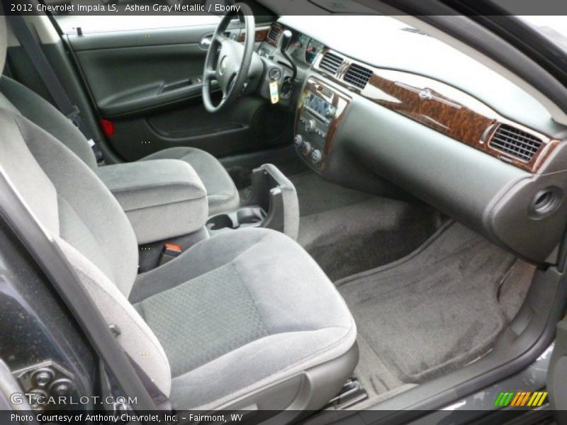 Ashen Gray Metallic / Ebony 2012 Chevrolet Impala LS