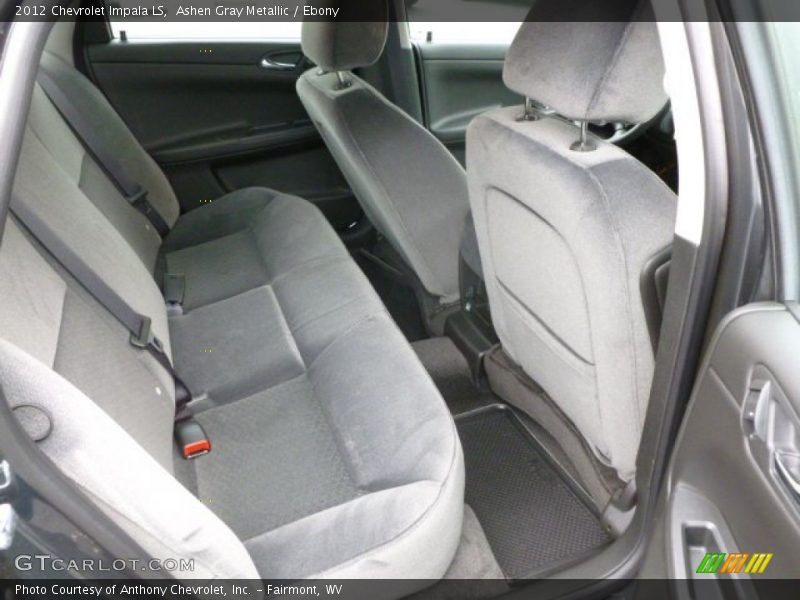Ashen Gray Metallic / Ebony 2012 Chevrolet Impala LS