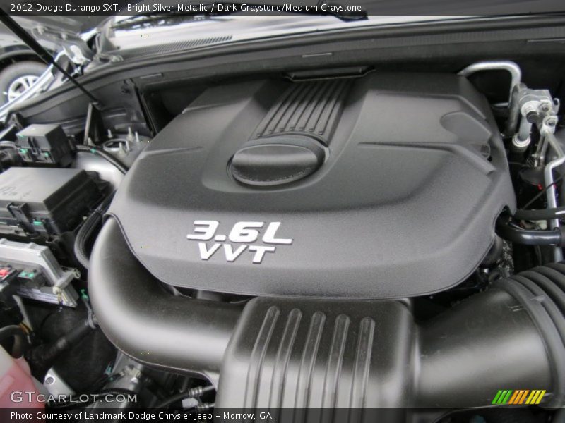 Bright Silver Metallic / Dark Graystone/Medium Graystone 2012 Dodge Durango SXT
