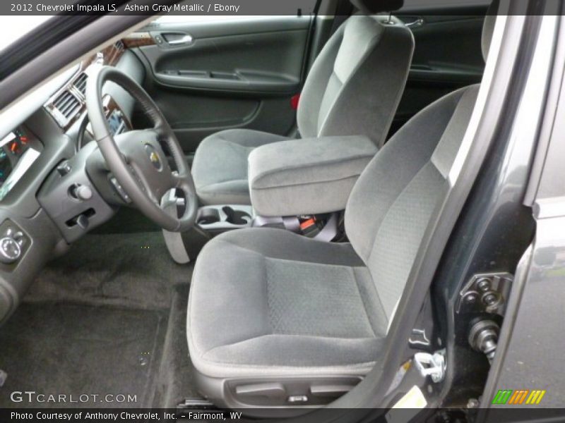 Ashen Gray Metallic / Ebony 2012 Chevrolet Impala LS