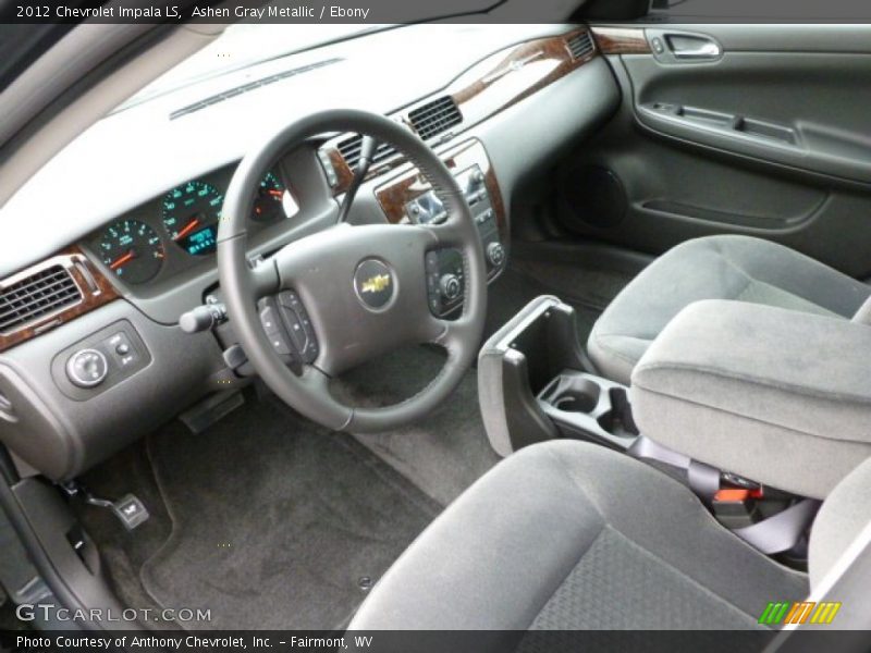 Ashen Gray Metallic / Ebony 2012 Chevrolet Impala LS