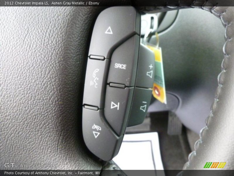 Ashen Gray Metallic / Ebony 2012 Chevrolet Impala LS