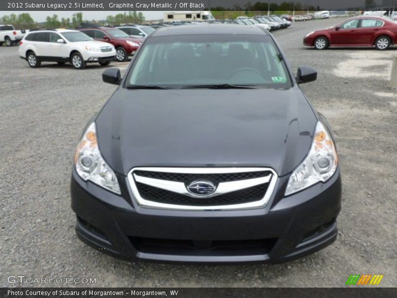Graphite Gray Metallic / Off Black 2012 Subaru Legacy 2.5i Limited