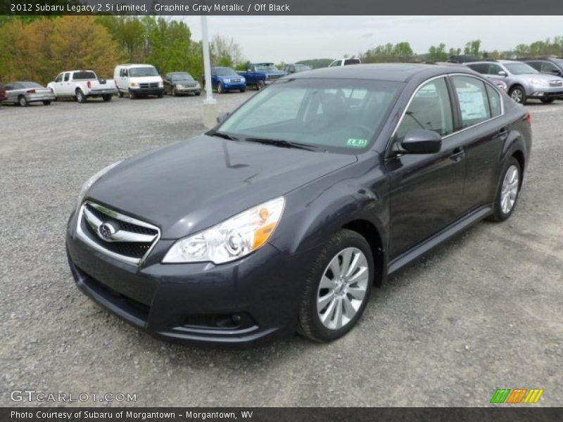 Graphite Gray Metallic / Off Black 2012 Subaru Legacy 2.5i Limited