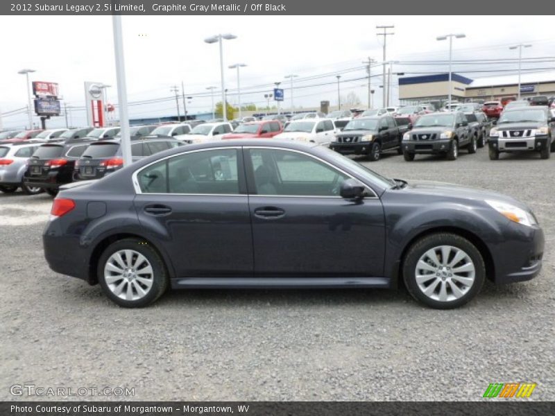 Graphite Gray Metallic / Off Black 2012 Subaru Legacy 2.5i Limited