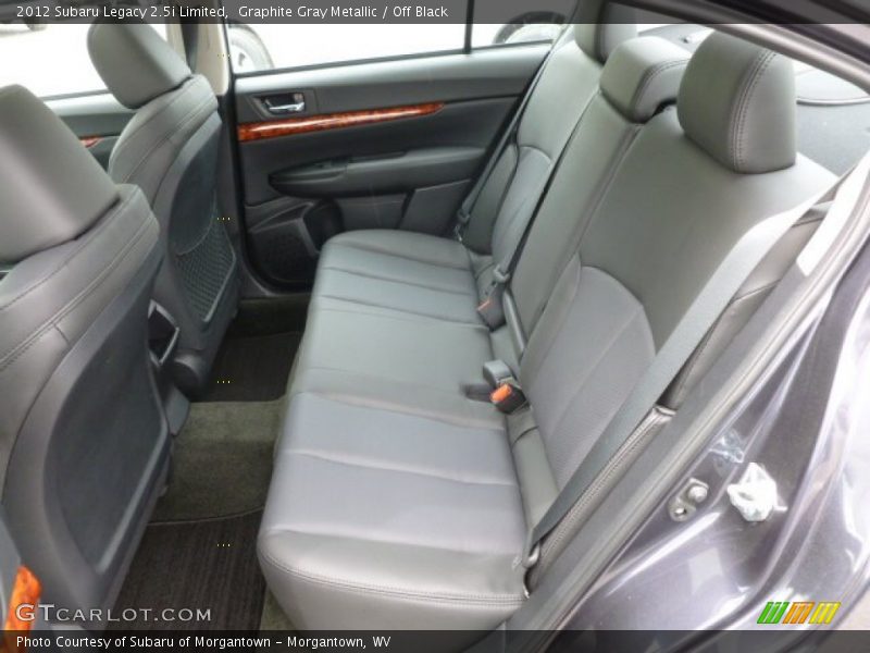 Graphite Gray Metallic / Off Black 2012 Subaru Legacy 2.5i Limited