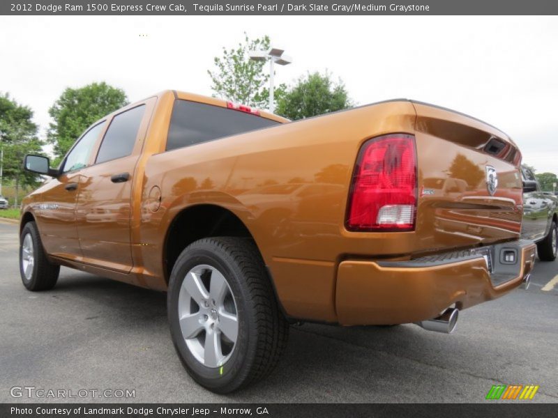 Tequila Sunrise Pearl / Dark Slate Gray/Medium Graystone 2012 Dodge Ram 1500 Express Crew Cab