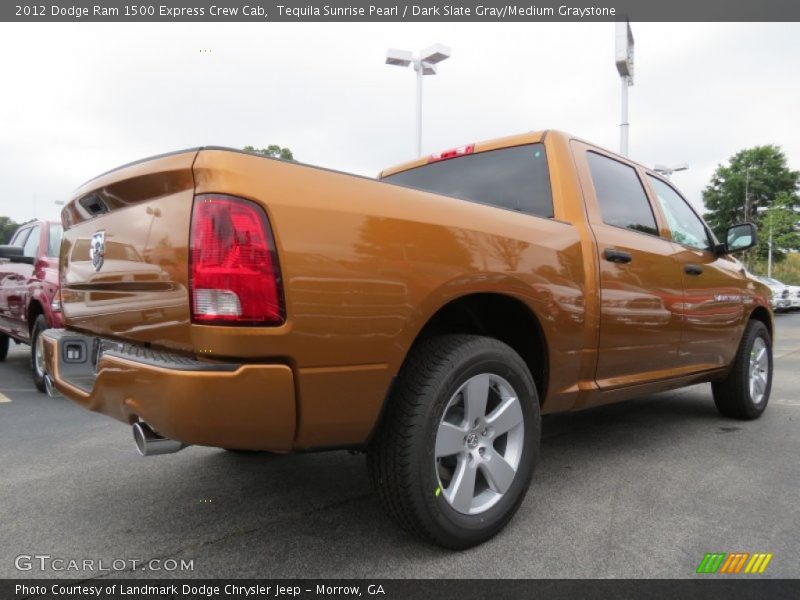  2012 Ram 1500 Express Crew Cab Tequila Sunrise Pearl