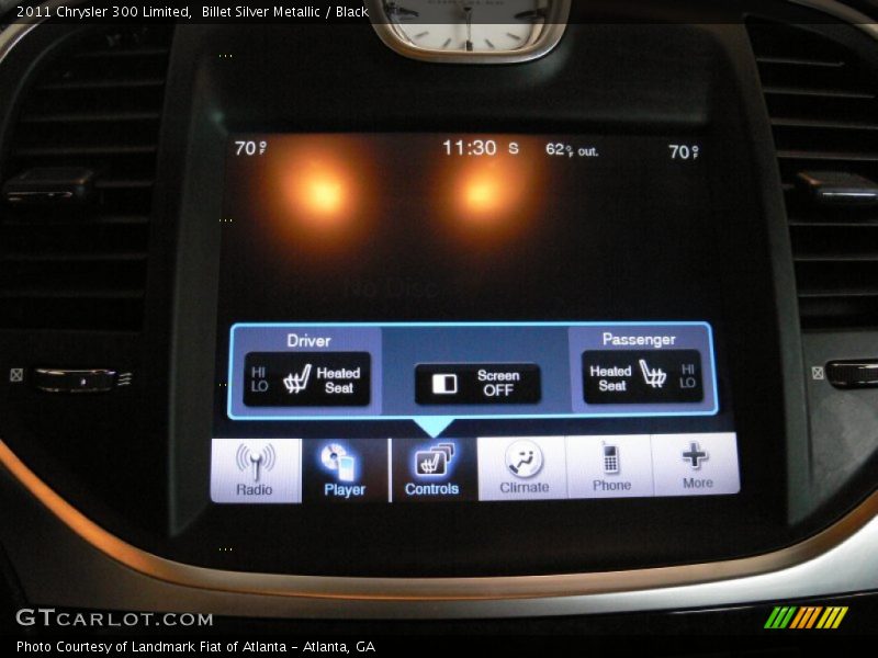 Billet Silver Metallic / Black 2011 Chrysler 300 Limited