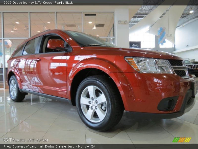 Copper Pearl / Black 2012 Dodge Journey SXT