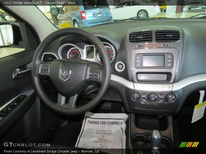 Copper Pearl / Black 2012 Dodge Journey SXT