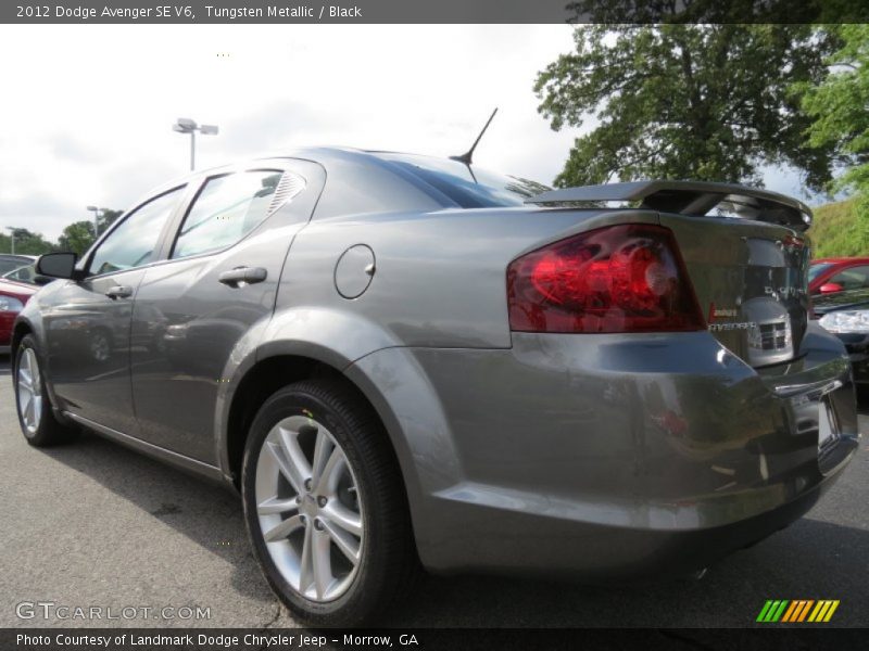 Tungsten Metallic / Black 2012 Dodge Avenger SE V6