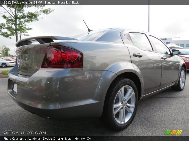Tungsten Metallic / Black 2012 Dodge Avenger SE V6