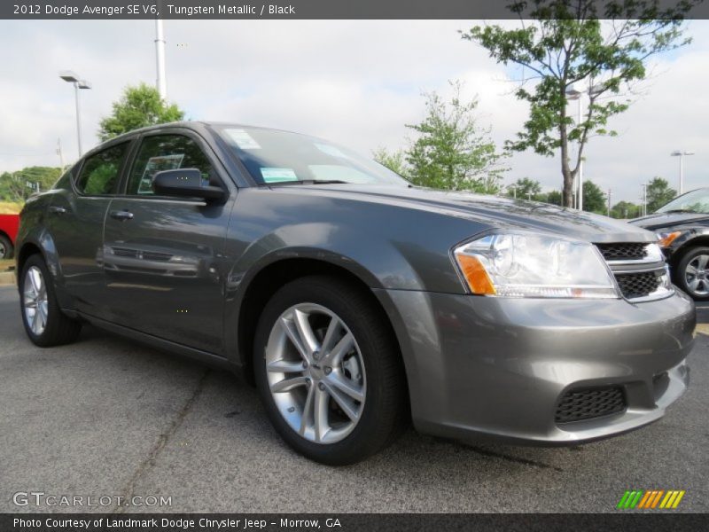 Tungsten Metallic / Black 2012 Dodge Avenger SE V6