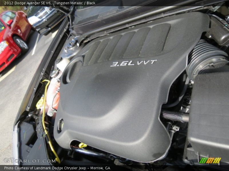 Tungsten Metallic / Black 2012 Dodge Avenger SE V6