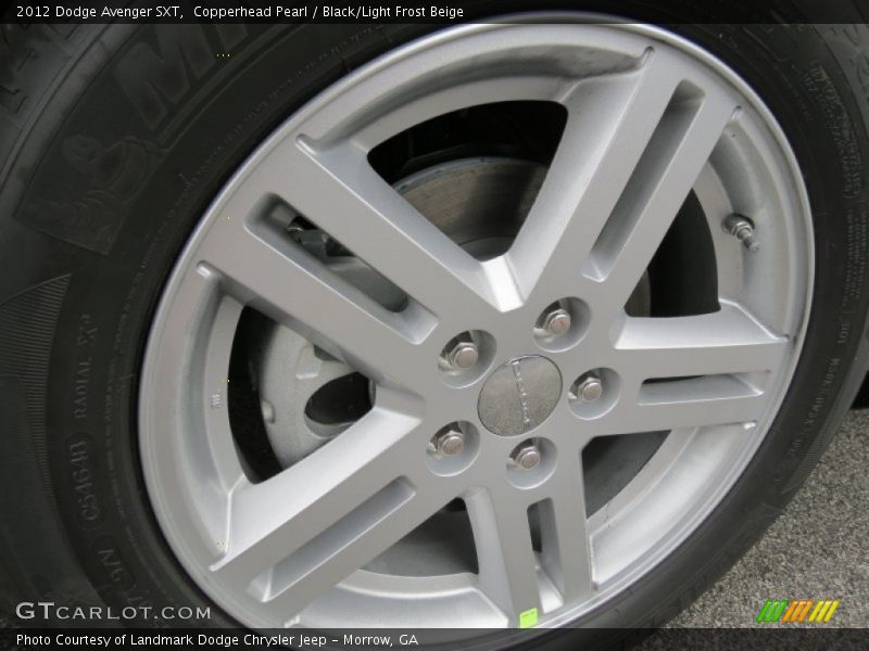 Copperhead Pearl / Black/Light Frost Beige 2012 Dodge Avenger SXT