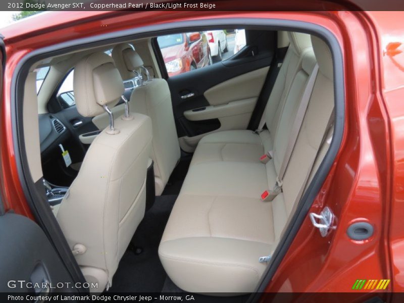 Copperhead Pearl / Black/Light Frost Beige 2012 Dodge Avenger SXT