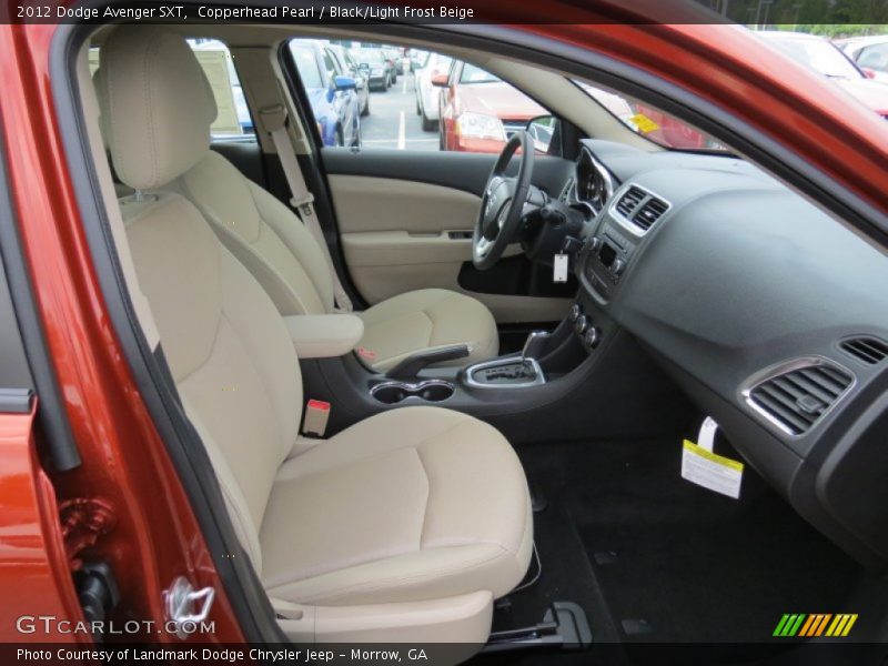 Copperhead Pearl / Black/Light Frost Beige 2012 Dodge Avenger SXT
