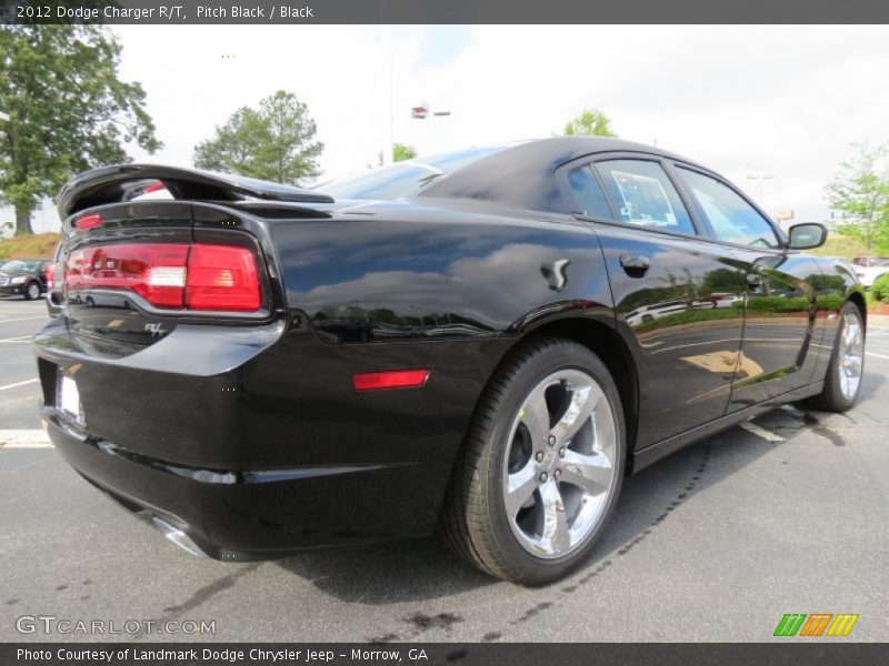 Pitch Black / Black 2012 Dodge Charger R/T