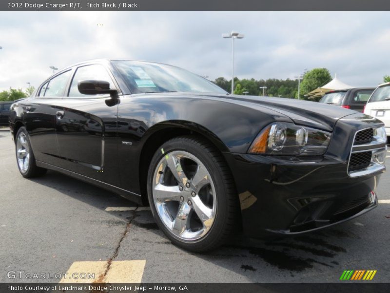 Pitch Black / Black 2012 Dodge Charger R/T