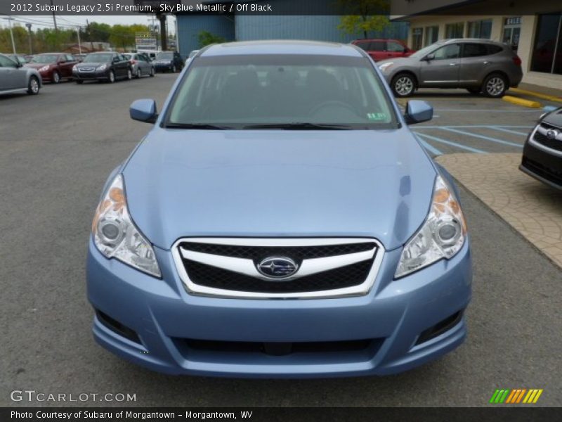 Sky Blue Metallic / Off Black 2012 Subaru Legacy 2.5i Premium