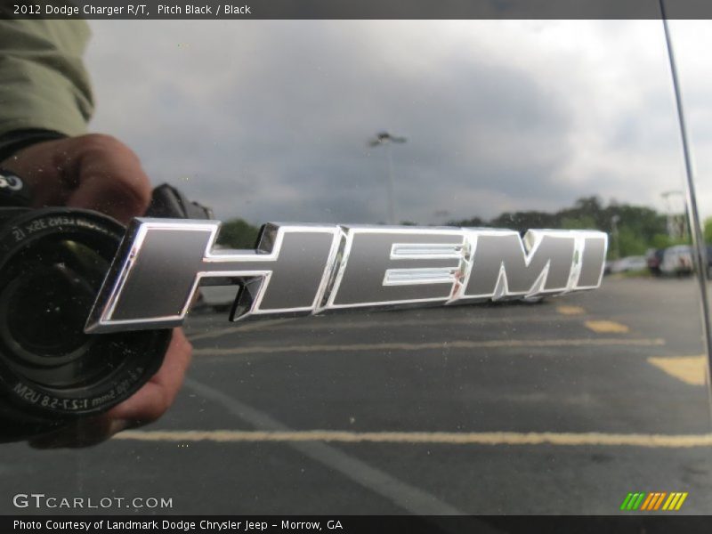 Pitch Black / Black 2012 Dodge Charger R/T