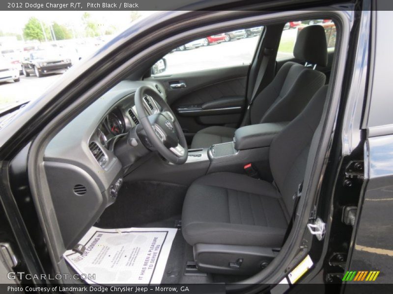 Pitch Black / Black 2012 Dodge Charger R/T